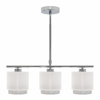 Distribuidor - Lâmpadas Diversas | Lâmpadas Modernas | LAMPARA KENYA 3XE14 BLANCA/GRIS REGX56X14 CM Ref: 111053001